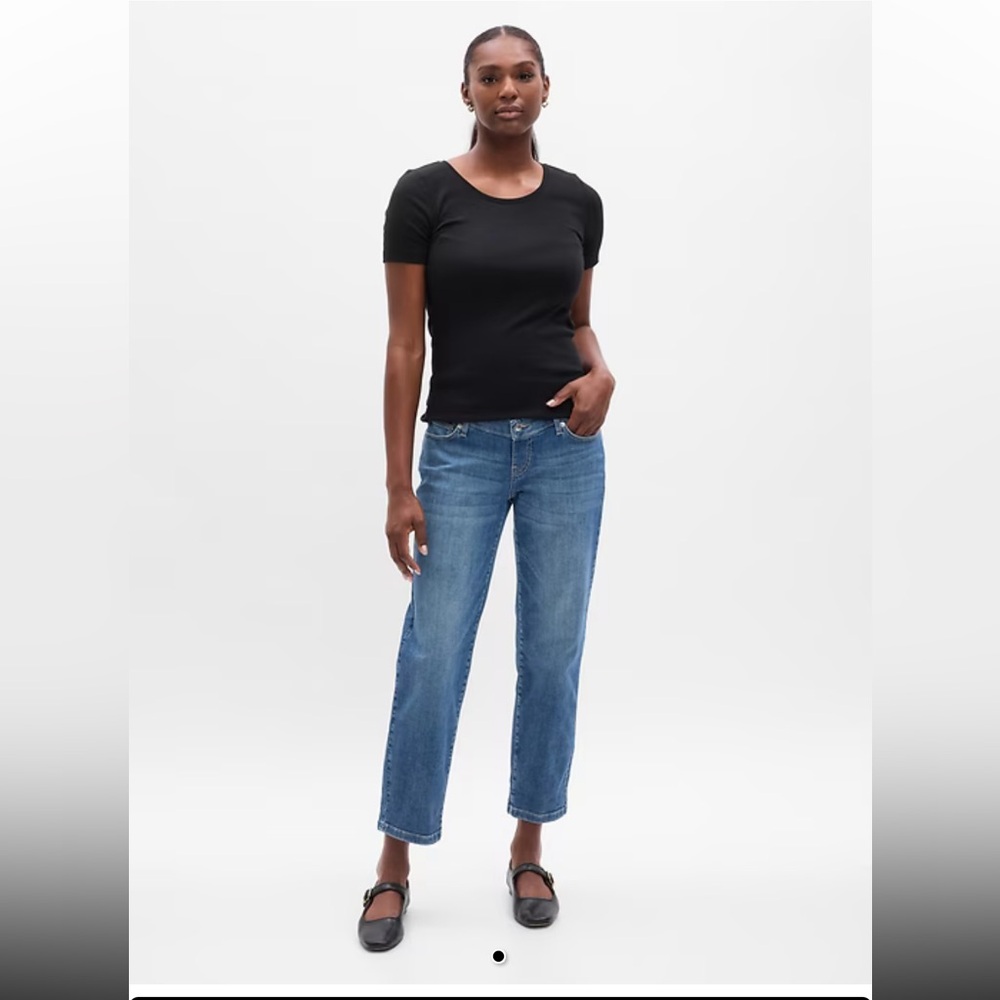 GAP maternity true waistband full-panel girlfriend jeans, size 29 // 8R